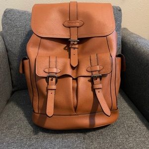 Coach Leather Backpack